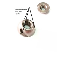 Service d'usinage CNC – Kit de boulons et écrous antivol de sécurité pour vélo, en carbone, taille OEM, 3 encoches, sans support, haute sécurité