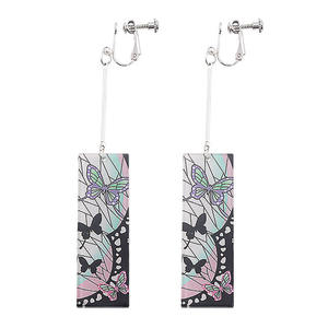 Aretes <span class=keywords><strong>de</strong></span> <span class=keywords><strong>Tanjiro</strong></span> al Por Mayor Estilo Anime Japonés Demon Slayer con Clip para Oreja, Colgante <span class=keywords><strong>de</strong></span> Mariposa en Acrílico a la Moda para Hombre y Mujer - Product Image 6