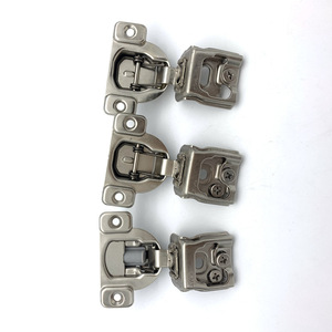 Charnière à bras court de style américain pour installation sur panneau latéral, modèle fin avec fonction d'amortissement réglable en trois dimensions - Product Image 6