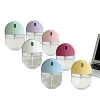 Flacon pulvérisateur ovale portable de 30 ml, rechargeable, atomiseur compact pour cosmétiques, modèle HZY1205