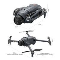 Drone Quadricoptère FPV GPS YL059 avec Double Caméra 4K HD, Évitement d'Obstacles, Écran Tactile LED et Télécommande pour Enfants