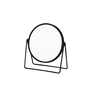 Cổ điển vàng đứng kim loại đứng hai mặt xoay 3x5x Độ phóng đại cá nhân sắt nghệ thuật trang trí cho mỹ phẩm gương - Product Image 1