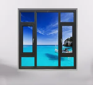 चीन उच्च गुणवत्ता आधुनिक डिजाइन एल्यूमीनियम खिड़की ख़िड़की windows