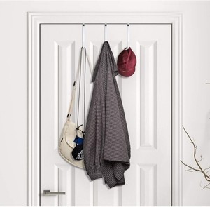 Crochet de porte en forme de Z, idéal pour suspendre vêtements, serviettes, chapeaux et manteaux dans le salon, la chambre ou la cuisine. - Product Image 5