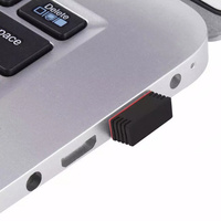 Adaptador USB WiFi Dongle 150 Mbps Receptor Inalámbrico de Red LAN Ethernet con Unidad de CD
