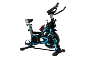 Vélo de spinning d'intérieur avec moniteur de fréquence cardiaque LED, équipement de fitness aérobie, équipement de fitness réglable pour la maison - Product Image 5