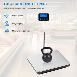 하이 퀄리티 200kg/440lb 전자 바닥 플랫폼 소포 우표 배송 무게 균형 디지털 우편 배송 규모 - Product Image 6