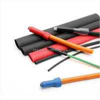 Tubo termorretráctil de poliolefina con revestimiento adhesivo de doble pared, resistente a altas temperaturas, resistente al fuego, Anti-UV, certificado ROHS