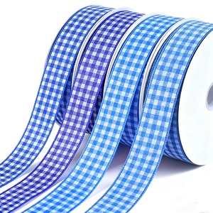 Hot màu hồng và màu xanh lá cây sọc Grosgrain <span class=keywords><strong>Ribbon</strong></span> quốc gia cờ sọc băng màu xanh và trắng sọc Grosgrain <span class=keywords><strong>Ribbon</strong></span> - Product Image 3