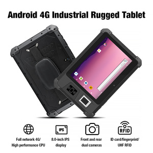 New 8Inch Xách Tay IP67 Không Thấm Nước 4G Công Nghiệp Gồ Ghề Máy Tính Bảng PC Uhf RFID Đọc Dấu Vân Tay <span class=keywords><strong>Android</strong></span> 13 Máy Quét Mã Vạch - Product Image 6