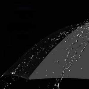 Custom Logo Portable Automatic Open Strong Three <b>Folding</b> Windproof Compact Travel Car Foldable UV Umbrella - Product Image 4