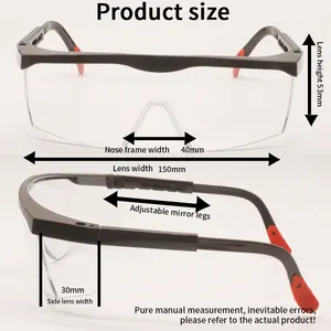 UV400 Anti Fog Protection Eyeglasses Safety Glasses Goggles