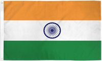 Nouveau drapeau indien imprimé 3 pieds x 5 pieds 100% polyester, drapeau national indien, bannière