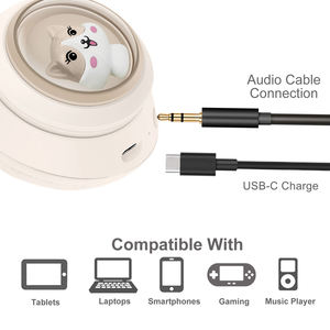 Hot Selling Wireless <strong>Headphones</strong> Stereo Hifi Headset Gaming <strong>Headphones</strong> Blue-teeth Earphone Cute Cat Ear <strong>Headphones</strong> - Product Image 5