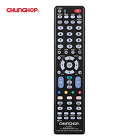 Control Remoto Universal para TV SMASOON, Código Fijo, 4 Botones, Material ABS, Batería AAA/Recargable, Alcance de 100m, Diseño Personalizado