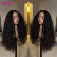 Perruques en cheveux humains bouclés profonds 5x5 HD Lace Closure, sans colle, style Kinky Jerry Curly Wavy, perruques Lace Front 13x4 13x6 pour femmes noires