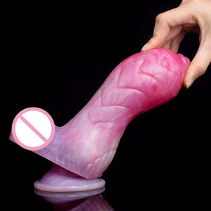 2023 NNSX Wholesale Hot Selling Mixed Color Fantasy Horse <b>Dildo</b> Anal Plug Sex Toys for Women - Product Image 6