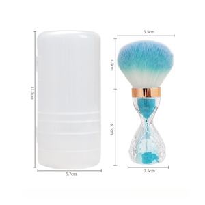 Cepillo para Polvo de Uñas con Descuento, Forma de Reloj de Arena, Cerdas Suaves, Cabeza Grande, Herramienta de Limpieza de Belleza - Product Image 4