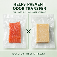 Sacs de compression sous vide en film plastique imperméables pour le rangement, avec valve, multipack jumbo