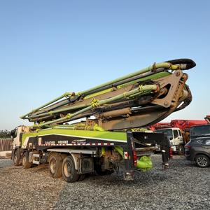 डीजल कंक्रीट पंप मिक्सर ट्रक बेंज चेसिस 56 मीटर ट्रक घुड़सवार जुमोलियन 180 एम/एच 2019 - Product Image 3