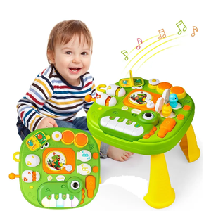 Juego de rompecabezas de Piano de dinosaurio multifuncional Zhengguang, juguetes de mesa de aprendizaje, tablero sensorial ocupado para bebés, juguetes Montessori para niños pequeños - Product Image 1