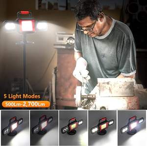 محمول يعمل بالبطارية أدى ضوء العمل المغناطيسي اللاسلكي بناء موقع العمل ورشة عمل المرآب إصلاح السيارات الإضاءة للعمل - Product Image 5
