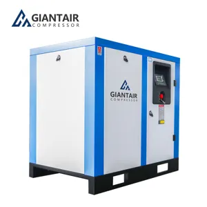 GiantAir 7,5 kW/10 PS Schrauben luft kompressor Hanbell oder Baosi Einfach zu bedienen und zu warten Luft kompressor 200 l 200 Liter