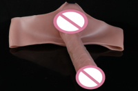Funda de Pene Ultra Realista con Textura de Piel, Dildo Hueco para Usar, Funda de Alargamiento Masculino, Juguete Sexual para Parejas, Venta al por Mayor