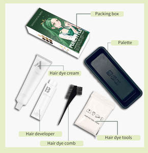 PureStyle – Crème colorante capillaire <span class=keywords><strong>bio</strong></span> de haute qualité à faible MOQ pour usage domestique avec oxydant et kit d'outils de coiffure - Product Image 3