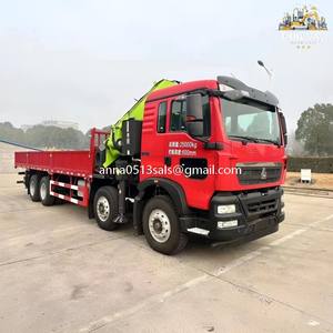 Grúa Montada en Camión de 6 Toneladas, Camión con Grúa de 2 a 12 Toneladas, Grúa Articulada Telescópica Hidráulica Rentable Montada en Camión - Product Image 1