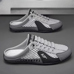Men's Sporty Mesh TPU Lightweight Sports <b>Shoes</b> Lace-Up Casual Walking <b>Shoes</b> for Spring/Winter - Product Image 3