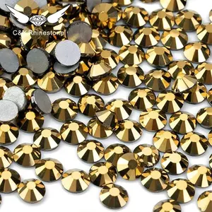 CY SS20 Multicolor Makeup Crystal Stones Decorate Clothes Embellishment Flat Back Rhinestones