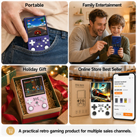 Console de jeu portable rétro R36 Max, 206 nouvelles couleurs, écran IPS 4'', RK3326, émulateurs classiques, lecteur de jeux portable, vente en gros OME