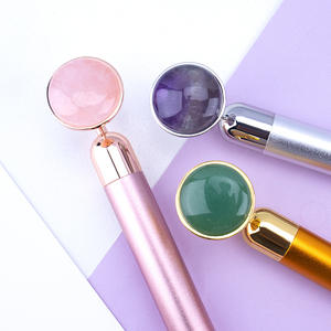 Impression gratuite de logo Masseur Facial Roller Energy beauty bar 24k golden pulse facial masseur 3D T Bar T-Shape <span class=keywords><strong>Face</strong></span> Lift Massager - Product Image 3