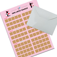 Affiche Défi des 100 Positions pour Couples, Jeu d'Aventure Sexuelle, Affiche à Gratter, Positions Sexuelles, Jeu d'Amour Adulte pour Couples