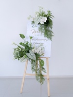 Tableaux décoratifs en tissu de soie de style européen, de haute qualité, durables, sur le thème de la forêt, pour arrangements floraux artificiels