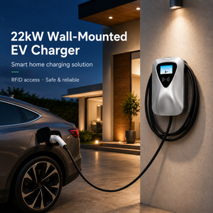 Cargador <span class=keywords><strong>de</strong></span> <span class=keywords><strong>Vehículos</strong></span> <span class=keywords><strong>Eléctricos</strong></span> <span class=keywords><strong>de</strong></span> 22KW Trifásico, Modo 3, Tipo 2, Wallbox, <span class=keywords><strong>Estación</strong></span> <span class=keywords><strong>de</strong></span> <span class=keywords><strong>Carga</strong></span> <span class=keywords><strong>de</strong></span> Nivel 2, Cargador Rápido <span class=keywords><strong>de</strong></span> CA <span class=keywords><strong>de</strong></span> 32A, EVSE Inteligente para el Hogar - Product Image 1