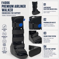 Meilleures ventes CE ISO13485 Botte de marche pneumatique premium de haute qualité pour la rééducation des fractures Fournisseur et grossiste hospitalier
