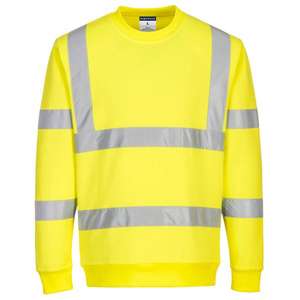 PORTWEST - EC13YERXXXL Eco Sweat jaune haute visibilité-EAN 5036108367528 HI-VIS WORKWEAR - Product Image 1