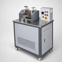 Máquina de Peletización de Plástico, Mini Molino de Dos Rodillos de Escritorio, Rodillo de 80 mm, Mezcladora de Compuestos de PE, PP, PVC, Granuladora de Laboratorio, CE ISO