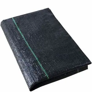 Black Green 100Gsm Agriculture Control Mat Plastic Ground Cover Tares Barrier