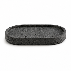 Nature <b>Black</b> Travertine <b>Bathroom</b> <b>Accessories</b> Set, Natural Travertine <b>Bathroom</b> Set, <b>Black</b> Porous Stone <b>Bathroom</b> <b>Accessories</b> - Product Image 5