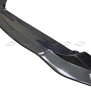 Front Bumper Lip Carbon Fiber Chin Spoiler Winglet <b>Splitters</b> for BMW F82 F83 M4 F80 M3 PSM Style - Product Image 4