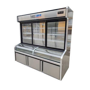 Congelador de 1.5m para Verduras y Frutas, Refrigerador de Exhibición para Vegetales, Equipo de Refrigeración - Product Image 3