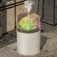 Diffuseur d'huiles essentielles personnel en gros, humidificateur ultrasonique portable mini à brume froide H2O avec veilleuse USB pour hôtel et camping-car