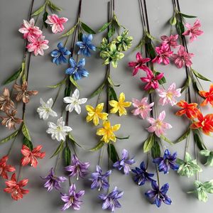 Flores Artificiales Pingping, Lirios Impresos en 3D, Decoración de Flores de Seda para el Hogar, Accesorios para el Pasillo de Boda - Product Image 1