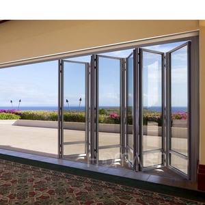 Puerta Plegable de Aluminio, Puerta Batiente de Vidrio Templado, Portátil, Flexible, Ahorra Espacio, para Autocaravana, Caravana, Viajes, Camping, Baño - Product Image 3