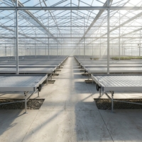 Table de serre agricole abs plateaux banc de reflux et d'inondation banc roulant Table de culture pour serre