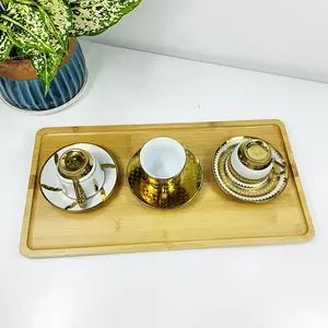 便宜的欧洲下午杯金边花中国杯陶瓷茶咖啡杯茶碟套装，带金银边