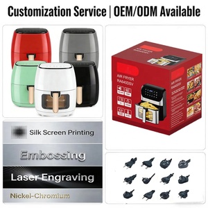 Aifa Smart Black Grande Friteuse à Air Chaud Numérique 9L 9.5L 12L 8.5L Grande Taille avec Contrôle Numérique Sans Huile - Product Image 6